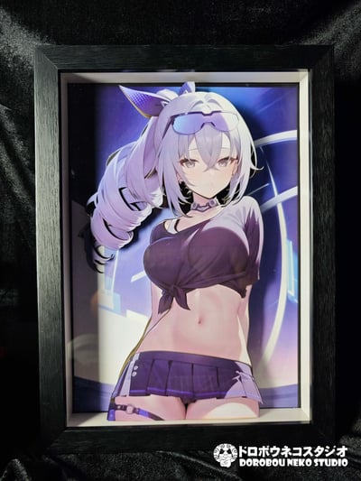 【週邊】泥棒貓工作室-銀狼 立體裝飾畫4