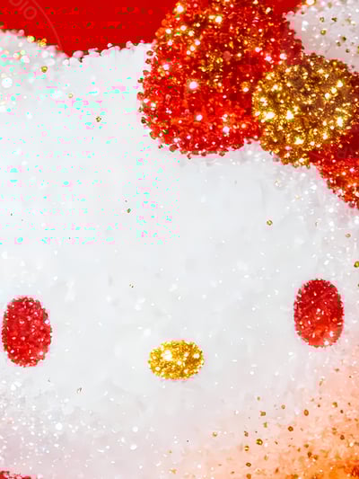 【週邊】星空工作室－金色kitty 裝飾畫3