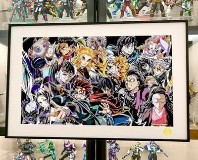 【週邊】星空工作室－鬼滅之刃 無限篇全員 裝飾畫1