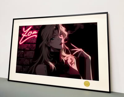 【週邊】H2工作室-貝姐 名偵探柯南貝爾摩德苦艾酒動漫二次元裝飾畫3