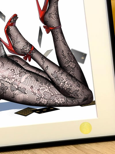 【週邊】星空工作室－賽博龐克：邊緣行者 絲襪露西 裝飾畫4