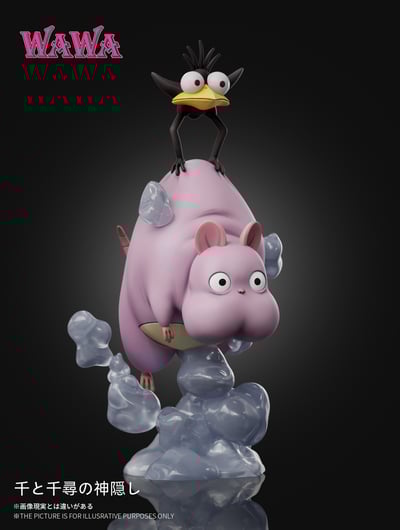 【宮崎駿】wawa工作室-宮崎駿桌面小擺飾 飛行坊寶寶7