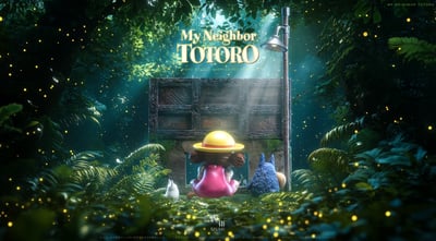 【宮崎駿】物語工作室-桌面系列 05 最幸福的尋覓 龍貓 小梅捉迷藏1