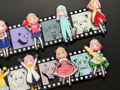 【週邊】萌萌匠-間諜過家家阿尼亞組合冰箱貼5