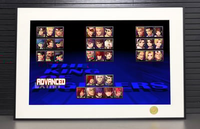 【週邊】H2工作室-拳皇97 八神庵草薙京神樂千鶴大蛇紅丸不知火舞KOF97裝飾畫2