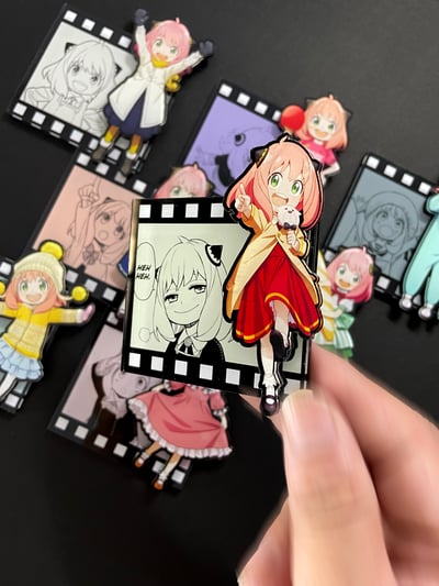 【週邊】萌萌匠-間諜過家家阿尼亞組合冰箱貼3