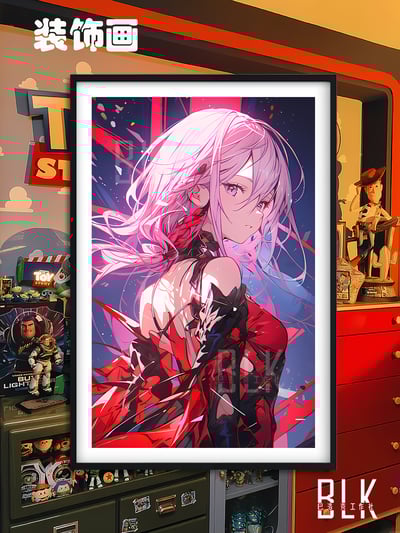 【週邊】巴洛克－罪惡王冠 楪祈 裝飾畫&冰箱貼1