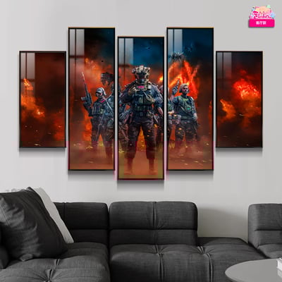 【週邊】阿喵畫社－三角洲戰火 五幅套組 裝飾畫＆滑鼠墊2