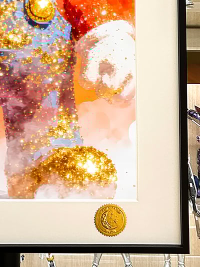 【週邊】星空工作室－金色馬里奧A/B版 裝飾畫7