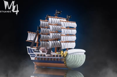 【海賊王】M4-全員船系列第九彈 白鬍子船 莫比迪克號2