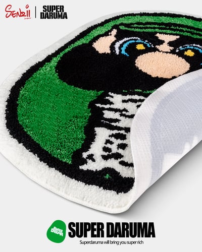 【週邊】SENZII HOME x 超級達摩SuperDaruma=發財地毯3