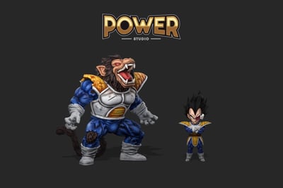 【七龍珠】Power studio-貝吉塔巨猿2