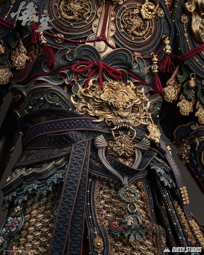 【正版授權】Queen Studios-《黑神話：悟空》天命人大聖金甲1/3全身像8