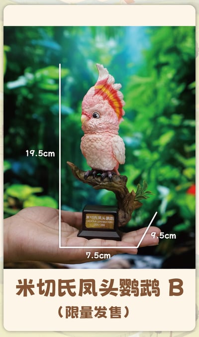 【原創授權】傑刻動漫 x 動物幫-啥鳥？系列 第三彈 小葵花鸚鵡&米切爾鸚鵡10