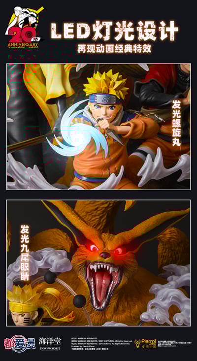 【正版授權】都愛漫 x 海洋堂－火影忍者 疾風傳20週年 鳴人成長ver.（海外現貨）9