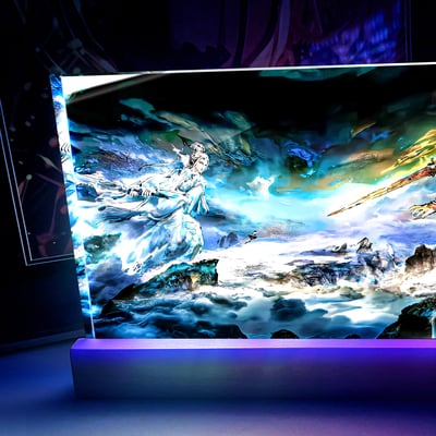 【週邊】阿喵畫社－與劍同行 一劍開穗山 發光卡磚3