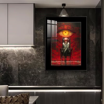 【週邊】橘子工作室－鏈鋸人 惡魔之眼 瑪奇瑪 裝飾畫4