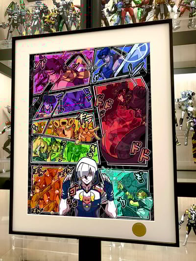 【週邊】星空工作室-九喬 jojo的巧妙冒險承太郎東方仗助白金之星動漫二次元裝飾畫1