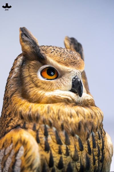 【正版授權】JXK－Statue Aura 長耳鴞頭雕3