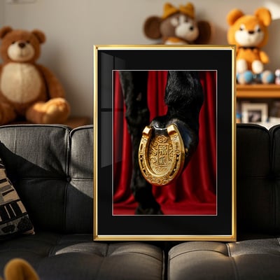 【週邊】千鳥社－馬踏福至 裝飾畫3