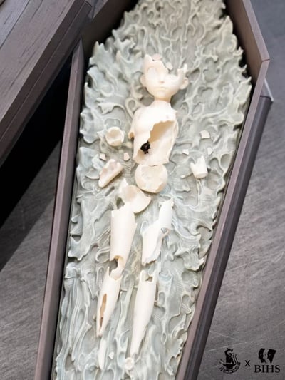 【烙印勇士】BIHS工作室-黑狗拉棺雕像6