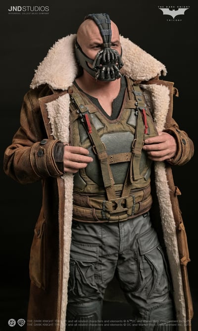 【正版授權】JND St​​udios-蝙蝠俠 黑闇騎士系列 貝恩 雕像 HMS-02413