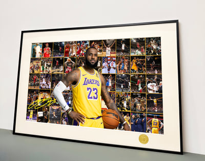 【週邊】H2工作室-NBA勒布朗詹姆斯老詹姆士裝飾畫2