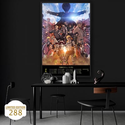 【週邊】千鳥社－進擊的巨人 完結篇 最後的進擊 簽名裝飾畫4