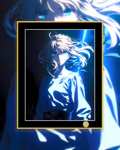 【週邊】H2工作室-劍氣saber 阿爾托莉雅Fate亞瑟王裝飾畫1