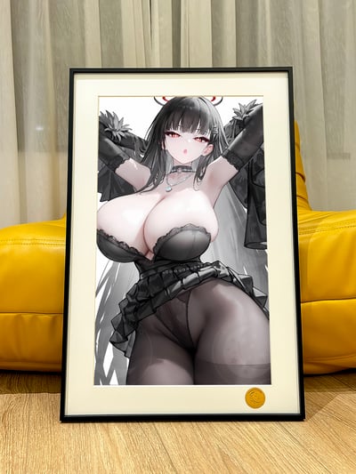 【週邊】星空工作室－蔚藍檔案 黑衣花嫁莉音 裝飾畫1