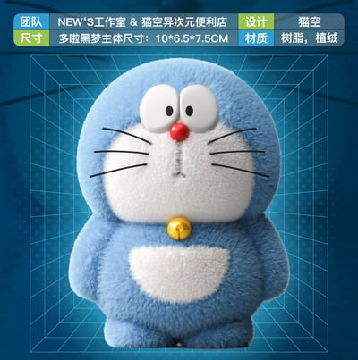 【哆啦a夢】New's x 貓空壁紙-毛絨藍胖子 哆啦A夢1