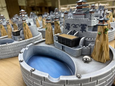 【海賊王】可藝模玩－馬林福特 海軍本部 創意擺件 煙灰缸（海外現貨）5