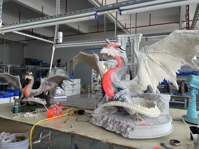 【魔物獵人】DragonFrontierStudio-怪物獵人祖龍（大尺寸加燈版本）3