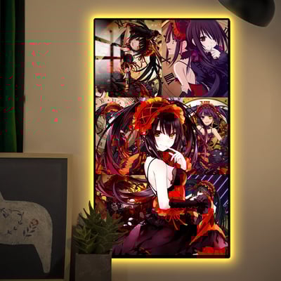 【週邊】阿喵畫社-約會大作戰 時崎狂三床頭燈帶畫3