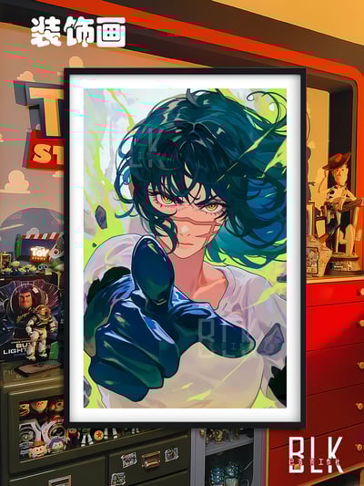 【週邊】巴洛克－電鋸人 夜 裝飾畫＆冰箱貼1