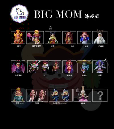 【海賊王】MDS Studio-快速共鳴系列 BIG MOM海賊團 第八彈 夏洛特普利姆3