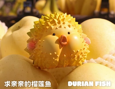 【原創授權】傑刻動漫 x 動物幫農場-蓮蓮有魚祝大家年年有餘（海外現貨）5