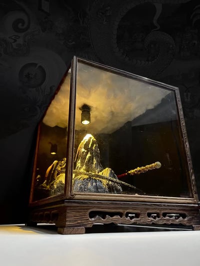 【週邊】千鳥社-黑神話悟空緊箍咒金箍棒孫悟空西遊記五行山擺件4