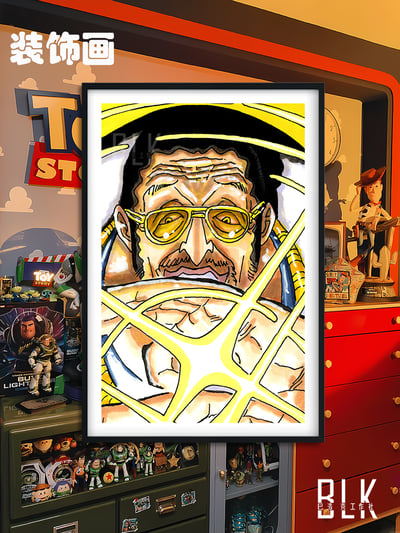 【週邊】巴洛克－海軍三大將 裝飾畫 & 冰箱貼4