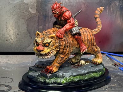 【烙印勇士】BIHS 工作室－劍風傳奇 桌面級圖鑑 第五彈 DAKA與老虎（海外現貨）4