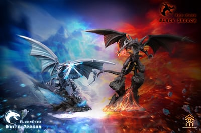 【遊戲王】餘震 Aftershock Studio-青眼白龍&真紅眼黑龍1