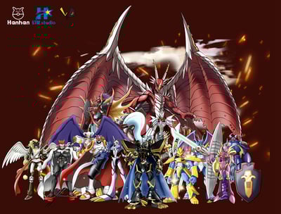 【數碼寶貝】幻星工作室-數碼寶貝十三皇家騎士團共鳴 第一彈 阿爾法獸4