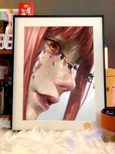 【週邊】星空工作室－鏈鋸人 支配惡魔 瑪奇瑪 裝飾畫3