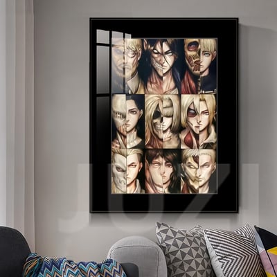 【週邊】橘子工作室－進擊的巨人 切片海報 彩色版 裝飾畫3