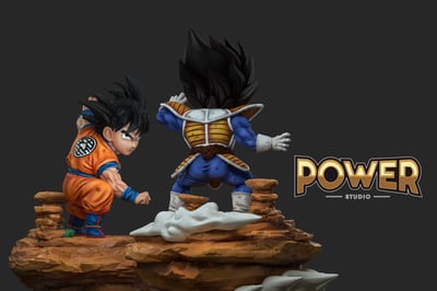 【七龍珠】Power studio-週年貝吉塔&悟空起手式3