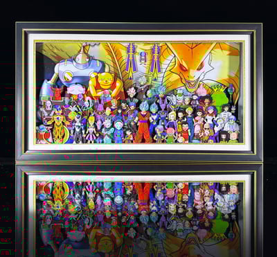 【週邊】星泫 studio-七龍珠 全家福多層立體畫1