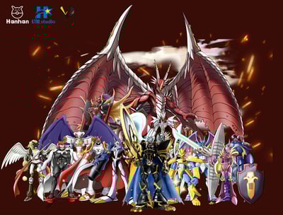 【數碼寶貝】幻星工作室-數碼寶貝十三皇家騎士團共鳴 第一彈 阿爾法獸3