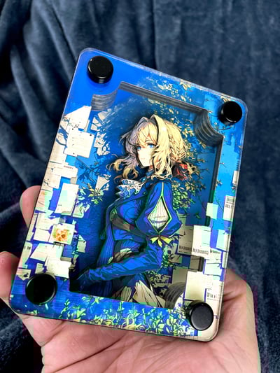 【週邊】千鳥社-紫羅蘭永恆花園薇爾莉特伊芙加登立體卡磚擺台裝飾畫5