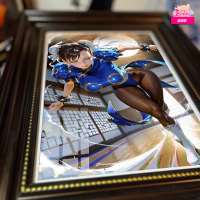 【週邊】阿喵畫社-春麗擺台2