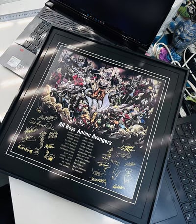 【週邊】千鳥社-海賊王路飛龍珠火影eva鋼彈遊戲王裝飾畫6